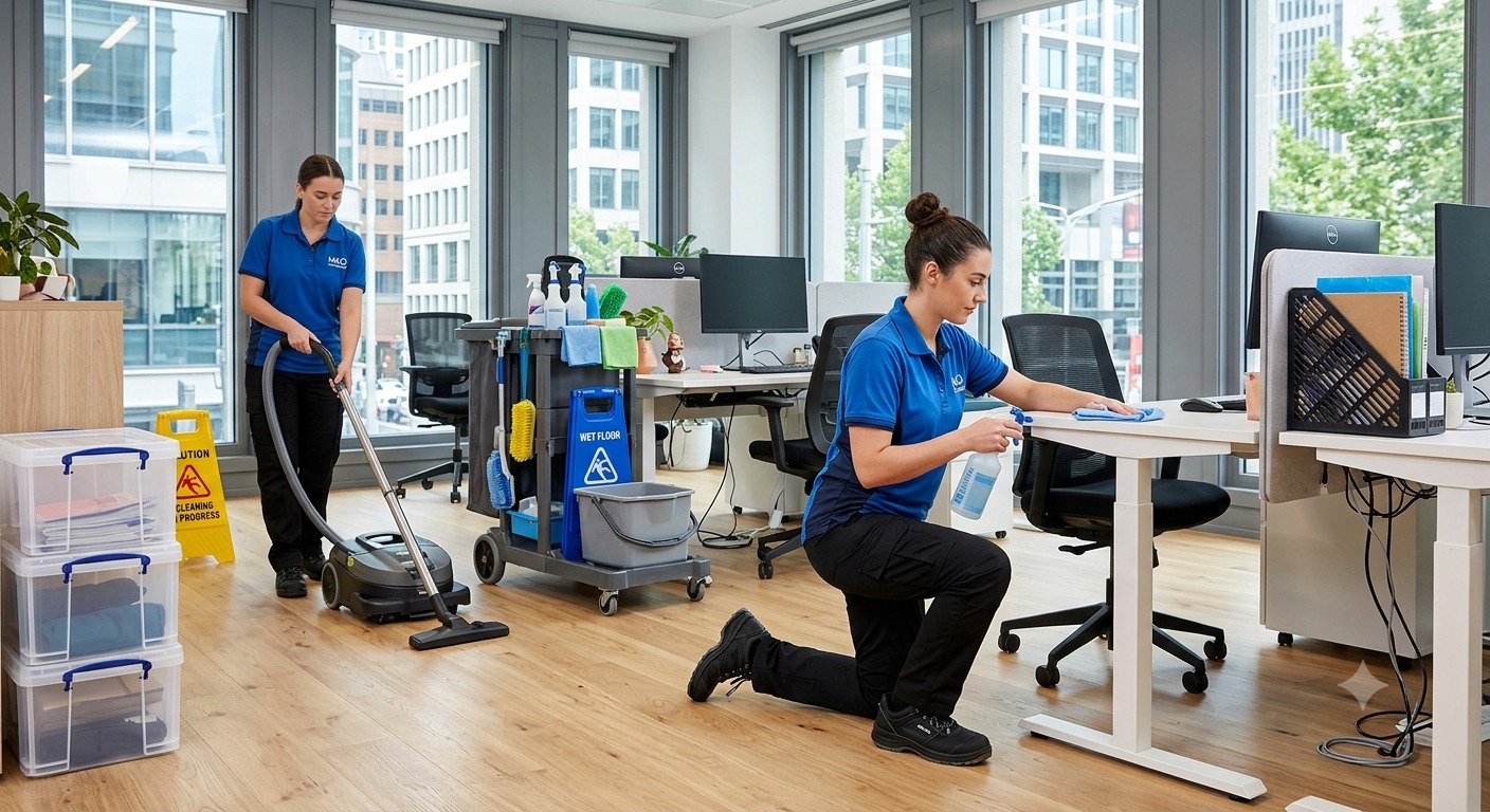 The CleanNest team at work
